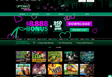 Uptown Aces AUD Pokies Screen